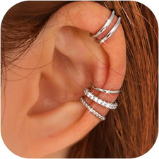 4 Paia Ear Cuff Orecchini