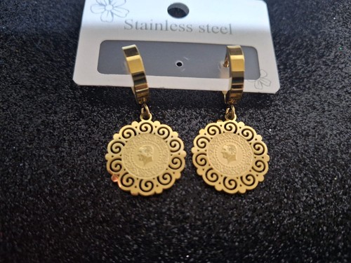 Orecchini oro con buco - orecchini,
