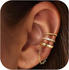 3 Paia Ear Cuff Orecchini