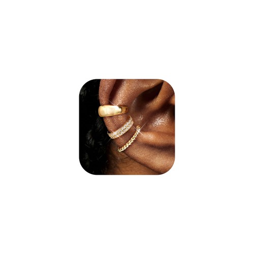 Diamday 3pcs ear cuff - diamday,