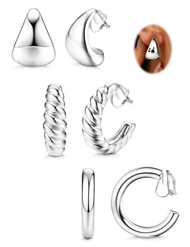Orecchini clip donna 14k - clip,