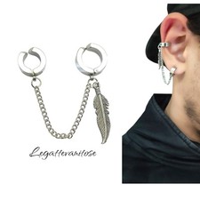 ear cuff a Clip Da Uomo donna