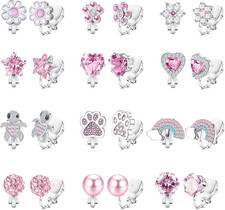 Orecchini Clip Bambine Ragazze