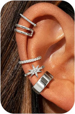 5 Paia Ear Cuff Orecchini