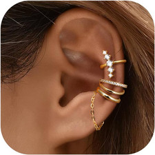 3 Pezzi Ear Cuff Orecchini