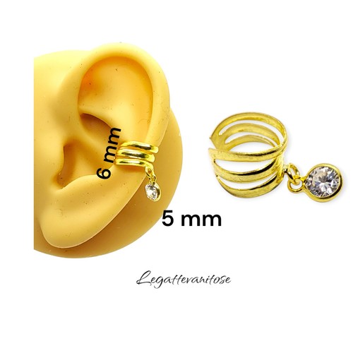 Ear cuff argento - ear,