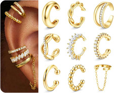 Ear Cuff Orecchini Donna Senza