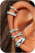 5 Paia Ear Cuff Orecchini