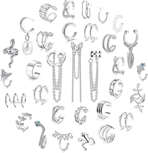 32pcs ear cuff orecchini set - 32pcs,